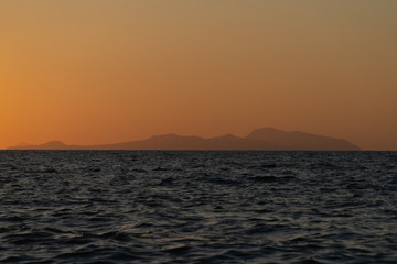 Rodia Beach in Messina - View of the Aeolian islands in Messina