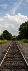 Fototapeta na wymiar Railroad Train Tracks
