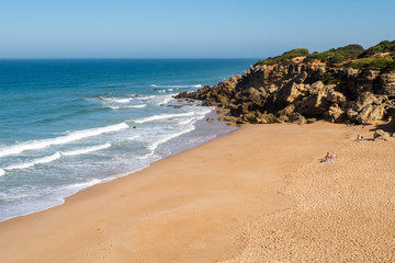 Roche coves in Conil de la Frontera, Cadiz, Spain