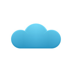 cloud icon icon design template. Trendy style on white background