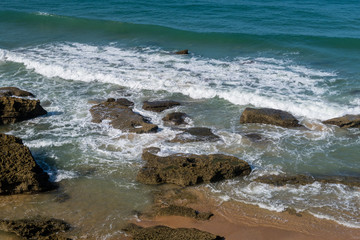 Roche coves in Conil de la Frontera, Cadiz, Spain
