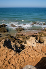 Roche coves in Conil de la Frontera, Cadiz, Spain