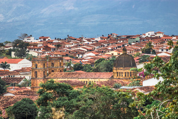 Obraz premium A beauty view from Barichara, Santander, Colombia
