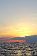 Fototapeta premium Seaside town of Bodrum and spectacular sunsets. Mugla, Turkey