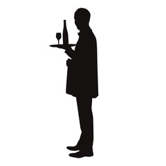 Waiter Silhouette