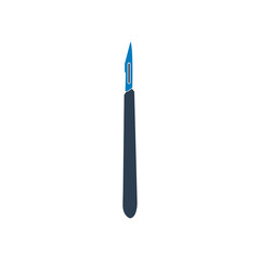 Medical Scalpel Icon. Flat style vector EPS.