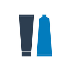 Cosmetics cream tube icon. Flat style vector EPS.