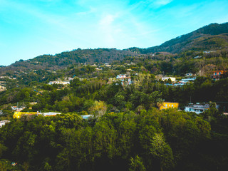 some houses in the mountains at italysome houses in the mountains at italy