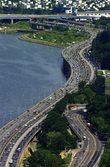 도로. 교통. 서울.한강. 강변도로.교통. 물류. 교차로. 