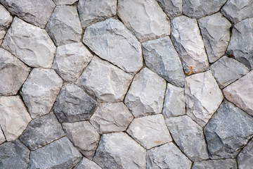 Crack cement wall for background texture, Detail of broken concrete wall
