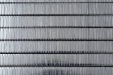 Close view of rows of industrial staples