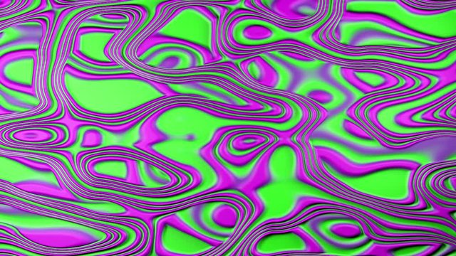 Abstract Psychedelic colorful liquid background. looped motion animation.