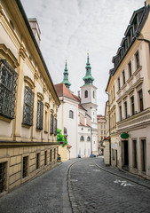 Fototapeta premium St. Michael church in Brno Czech republic. Religious architecture