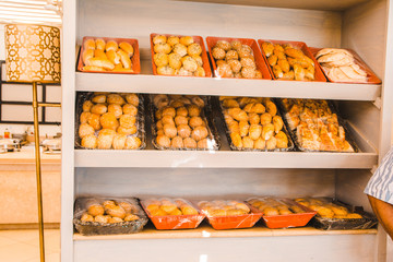 bakery goods in a store