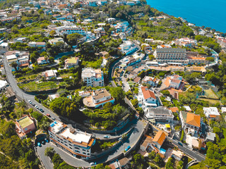 holiday village from the drone view in the summerholiday village from the drone view in the summer