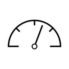 speedometer icon vector design symbol of speed for car and motorcycle