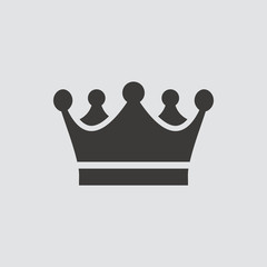 Crown icon. Vector illustration.