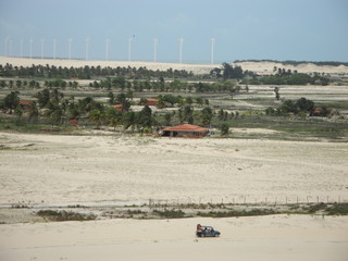 Naklejka premium The beautiful landscape found on the beaches of Ceará, Brazil.