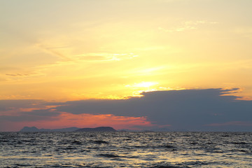 Obraz premium Seaside town of Bodrum and spectacular sunsets. Mugla, Turkey