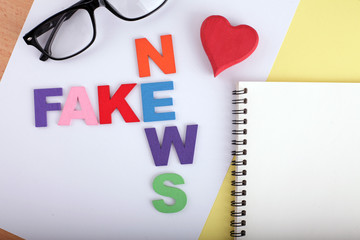 fake news word concept