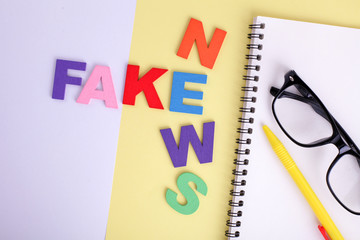 fake news word concept