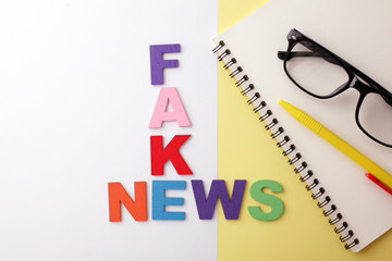 fake news word concept