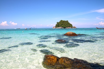Naklejka premium Beautiful sea in the south of Thailand