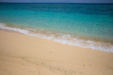 真夏の海、南国の風