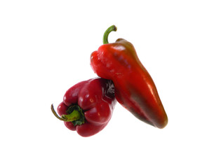 bell pepper isolated on white background