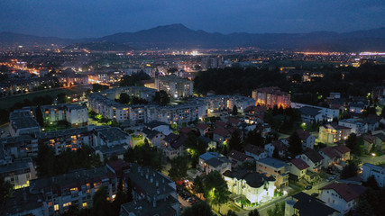Fototapeta na wymiar City by night