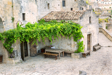 Fototapeta na wymiar old house in Matera, Italy