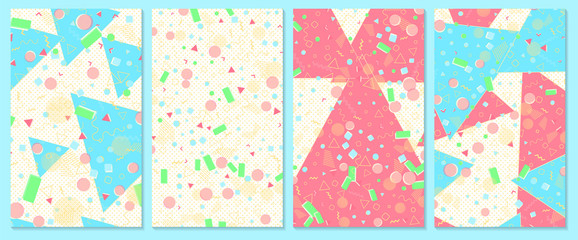 Baby background. Cover set.