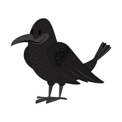 Crown cute bird cartoon isolated