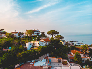 mediterranean island with beautiful houses with seaviewmediterranean island with beautiful houses with seaview