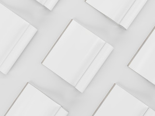 Magazine mockup. 3D visualization.