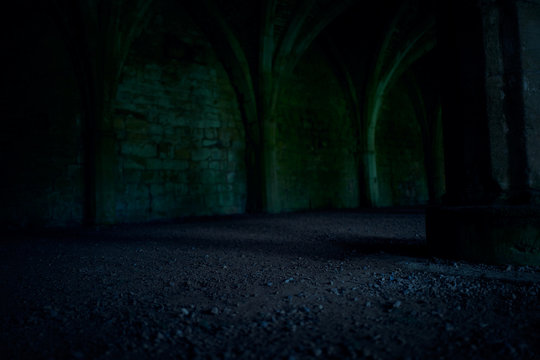 inside dark castle background