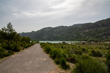Fototapeta na wymiar Beautiful mediterranean scene on Mallorca, Spain