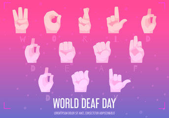 World Deaf Day Poster