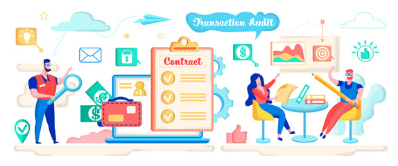 Transaction Audit, Check Contract with Magnifier.