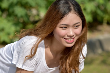 An Asian Female Wondering