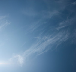 blue sky with clouds