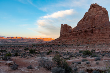 Scenic view of canyon in Utah