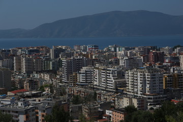 Obraz premium skyline of Vlore, Albania