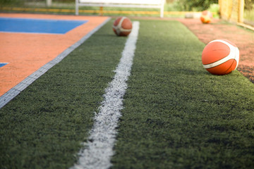 Basketball Synthetic Surface sports court background