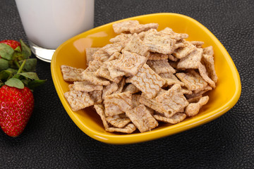 Wheat flakes for breakfast