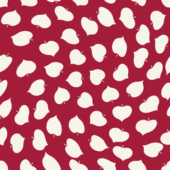 abstract geometric leaves pattern for natural background, simple minimalist graphic , retro decoration , summer fashion