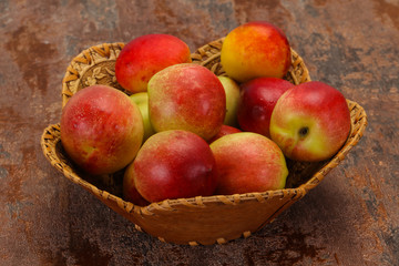 Sweet tasty fresh ripe apricots