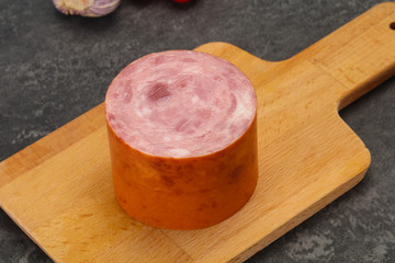 Natural ham made from pork