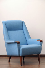 Vintage armchair, made in denmark, upholstered furniture,
