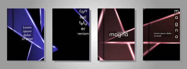 Minimal cover design. Triangular shape vector design background. Applicable for brochures, posters, covers ,banners ,etc